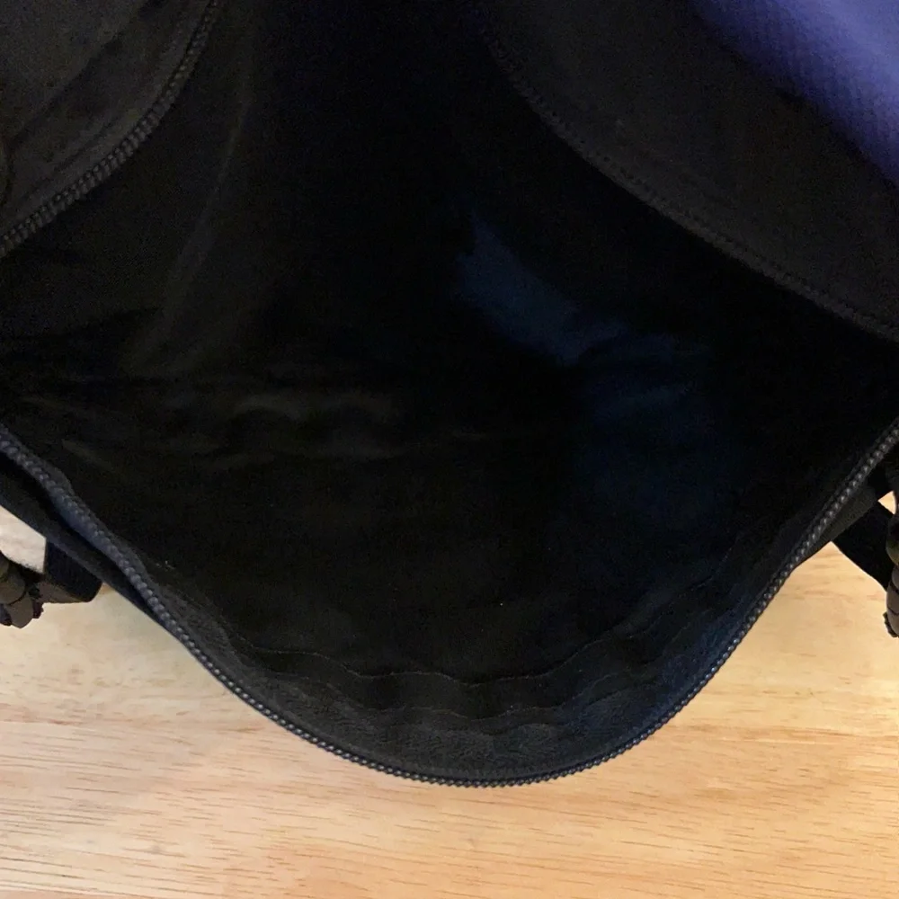 Vintage The North Face Black and Blue Men's Backpack